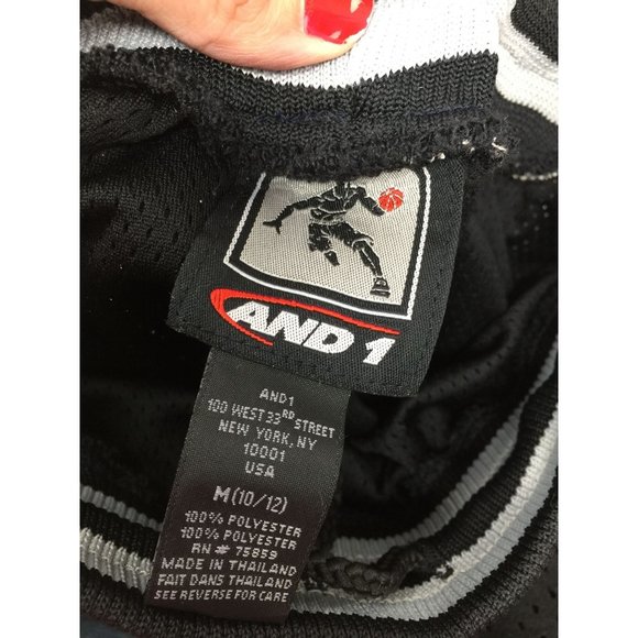 AND1 Boys Gym Shorts Size Medium 10/12 - Picture 4 of 7